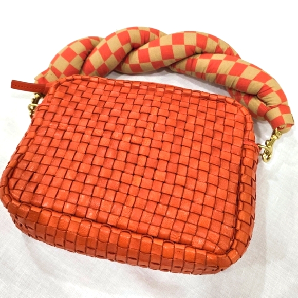Clare V Handbags - Claire V Midi Sac Poppy Woven + Bonus Strap (Brand new)